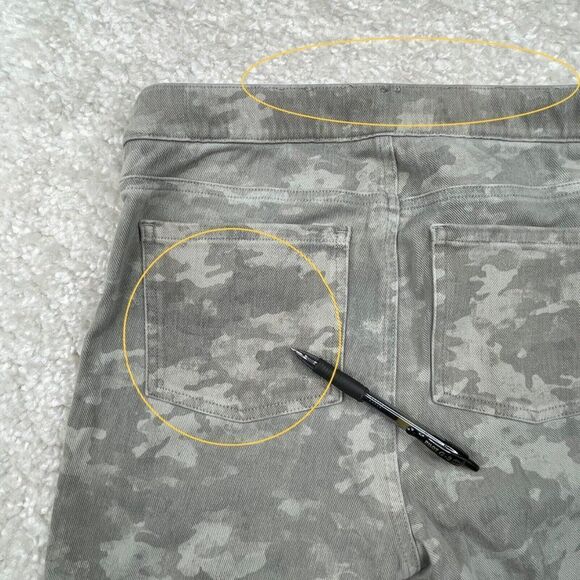 Spanx Jean-ish Ankle Jegging Stone Wash Camo - Picture 7 of 13